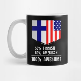 50% Finnish 50% American 100% Awesome Immigrant Mug